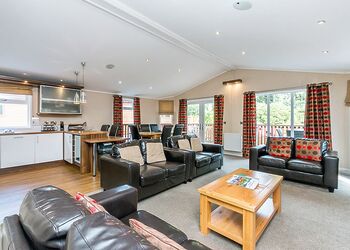 Luxury 4 bed Hot Tub Lodge (Pet), Luxury 4 bed Hot Tub Lodge (Pet) - Oban Holiday ParkDrim, ObanLochgoilhead, on the