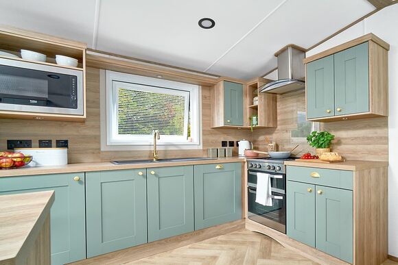 Diamond Caravan 2 Sleeps 4 (No Pet), Diamond Caravan 2 Sleeps 4 (Pet) - Ocean Heights Leisure Park, New Quay