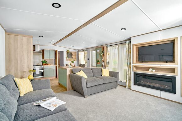 Diamond Caravan 2 Sleeps 4 (No Pet), Diamond Caravan 2 Sleeps 4 (Pet) - Ocean Heights Leisure Park, New Quay