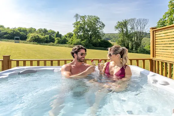 Comfort Caravan Hot Tub 2 - Devon Hills Holiday Park, Paignton