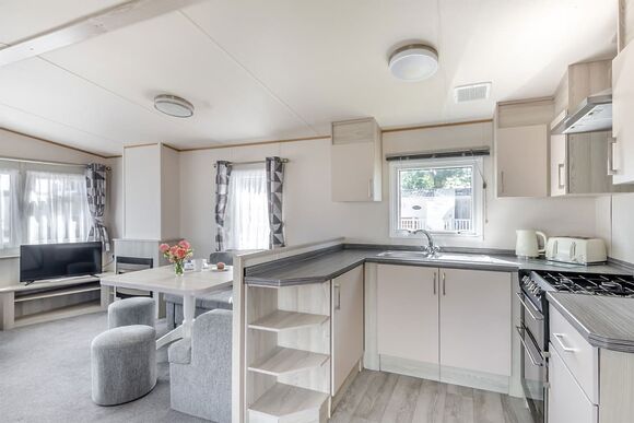 Gold 2 Bedroom Caravan, Sleeps 6 - Brynowen, Aberystwyth, Cardiganshire