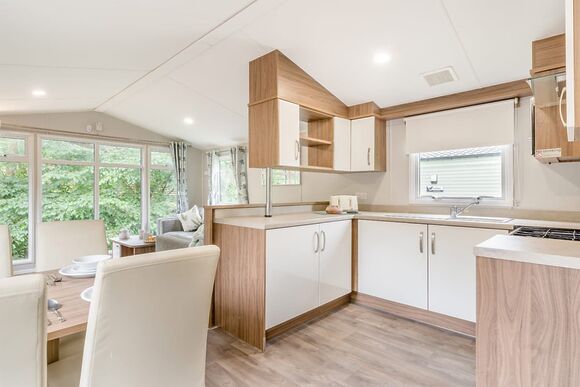 Gold Premium Caravan with parking & decking, Gold Premium Caravan with parking & decking P - Brynowen, Aberystwyth, Cardiganshire