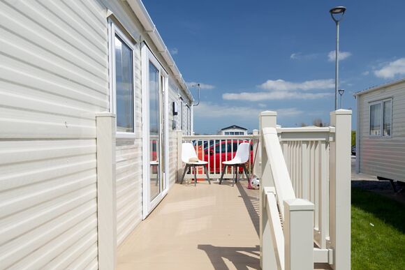 Gold Caravan with parking & decking - Camber Sands, Camber