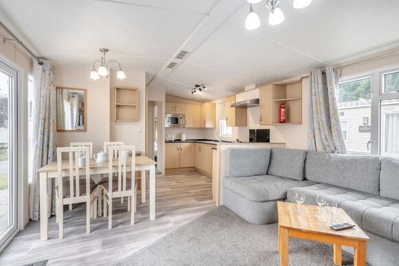 Gold Premium 3 Caravan slps 8 parking and sea view, Gold Premium 2 slps 6 parking, decking, sea view, Gold Premium 2 Bedroom Caravan, Sleeps 6. With dedicated parking. - Carmarthen Bay, Kidwelly, Carm