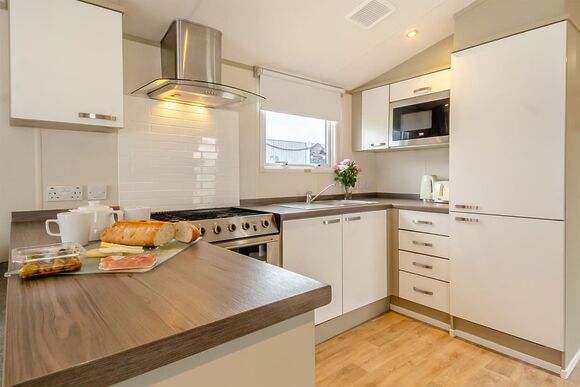 Gold Caravan with parking & decking - Coopers Beach, Mersea Island, Colchester