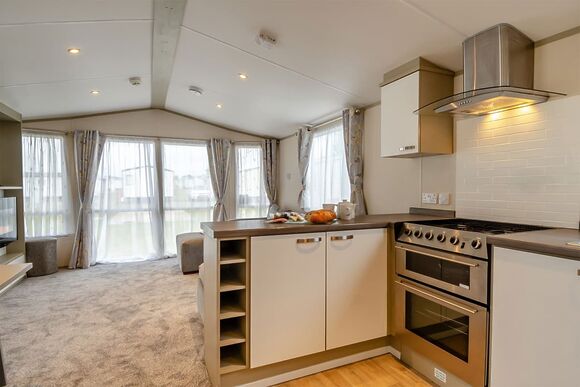 Gold Caravan with parking & decking - Coopers Beach, Mersea Island, Colchester