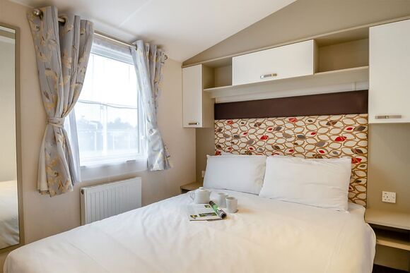 Gold Caravan with parking & decking - Coopers Beach, Mersea Island, Colchester