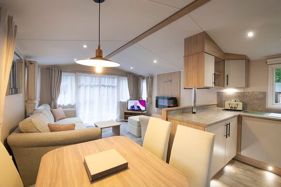 Gold Premium Caravan with decking - Coopers Beach, Mersea Island, Colchester