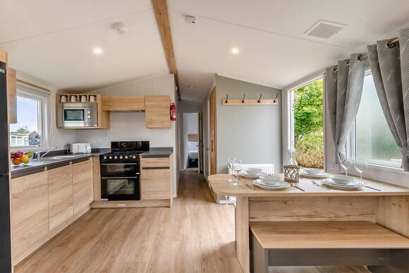 Silver Caravan with parking - Coopers Beach, Mersea Island, Colchester