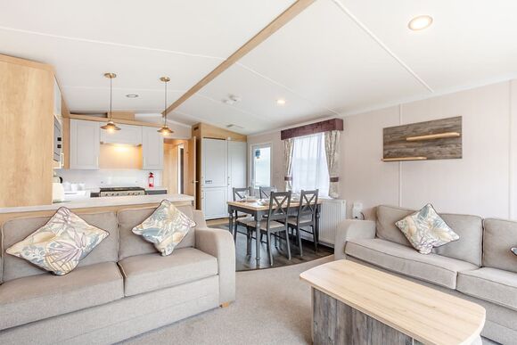 Gold Premium Caravan with decking 6 P, Gold Premium Caravan with decking 6 - Crimdon Dene, North Hartlepool