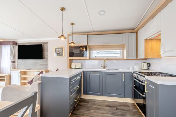 Gold Premium Caravan with decking 6, Gold Premium Caravan with decking 6 P - Crimdon Dene, North Hartlepool