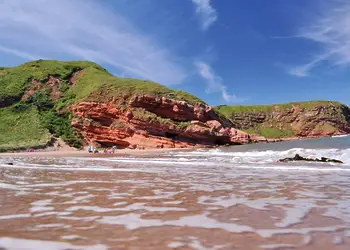 Stunning scenery at Pease Bay