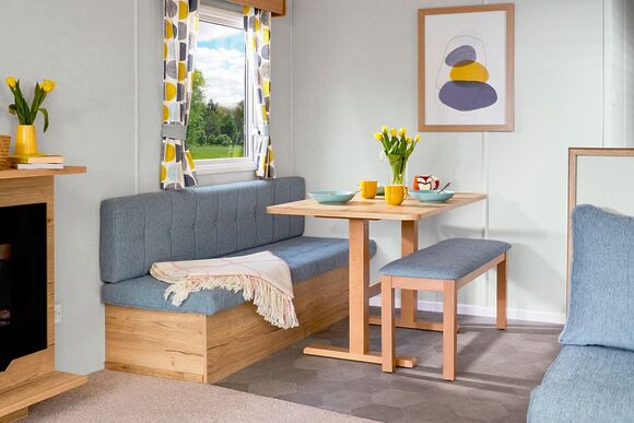 Standard Daisy Caravan with Decking (Sleeps 4) - Pease Bay Holiday Park, Cockburnspath, Nr Dunbar