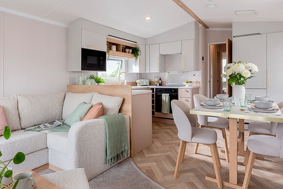 2026 Standard Daisy Caravan Decking (Sleeps 6) - Pease Bay Holiday Park, Cockburnspath, Nr Dunbar