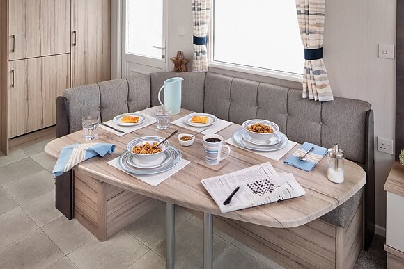 Standard Daisy Caravan (Sleeps 6) - Pease Bay Holiday Park, Cockburnspath, Nr Dunbar