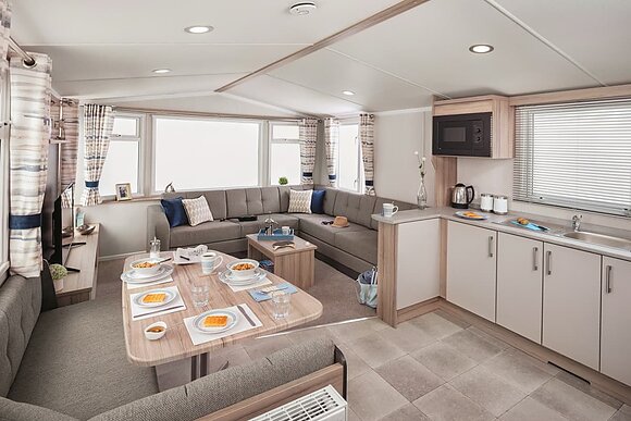 Standard Daisy Caravan (Sleeps 6) - Pease Bay Holiday Park, Cockburnspath, Nr Dunbar