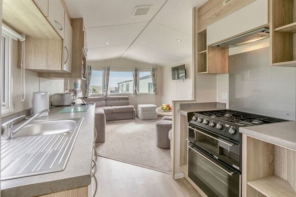 Bronze 2 Bedroom Caravan, Sleeps 6. With decking P - Pendine Sands, Pendine, Nr Carmarthen