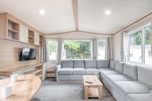 Gold 2 Caravan slps 6 Accessible  parking, decking P - Pendine Sands, Pendine, Nr Carmarthen