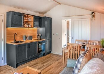 Saltbox Barn Lodges - Pen-y-Garth Lodges, Bala,