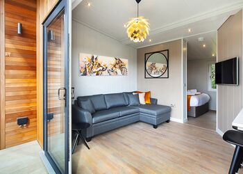 Studio Lodge Plus - Plassey Holiday Park, Eyton, Wrexham