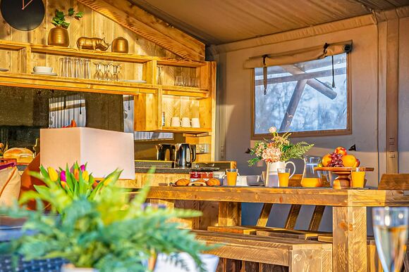 Safari Tent Plus - Plassey Holiday Park, Eyton, Wrexham