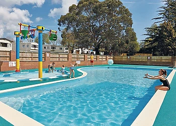 Outdoor heated pool 