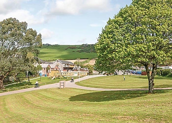 The park setting<br />