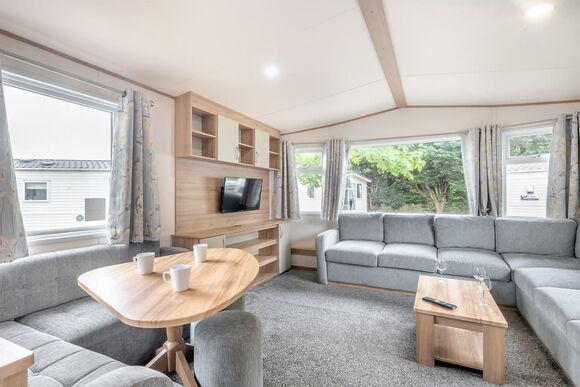 Gold Caravan with decking P, Gold Caravan with decking - Naze Marine, Walton-on-the-Naze 