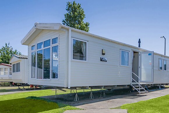 Silver Premium 3 Caravan slps 8, decking P, Silver Premium 3 Bedroom Caravan, Sleeps 8, Silver Premium 3 Caravan slps 8, decking - Naze Marine, Walton-on-the-Naze 