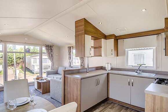 Silver Premium 3 Bedroom Caravan, Sleeps 8, Silver Premium 3 Caravan slps 8, decking P, Silver Premium 3 Caravan slps 8, decking - Naze Marine, Walton-on-the-Naze 