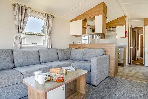 Silver Premium 3 Bedroom Caravan, Sleeps 8, Silver Premium 3 Caravan slps 8, decking, Silver Premium 3 Caravan slps 8, decking P - Naze Marine, Walton-on-the-Naze 
