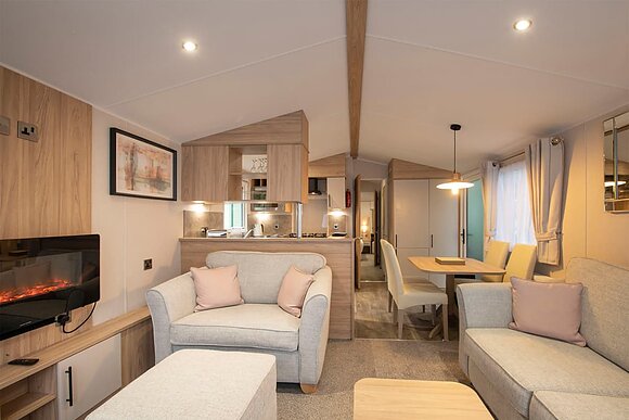 Gold Premium 3 Caravan slps 8 decking P, Gold Premium 3 Caravan slps 8 decking, Gold Premium Caravan with parking & decking - Naze Marine, Walton-on-the-Naze 