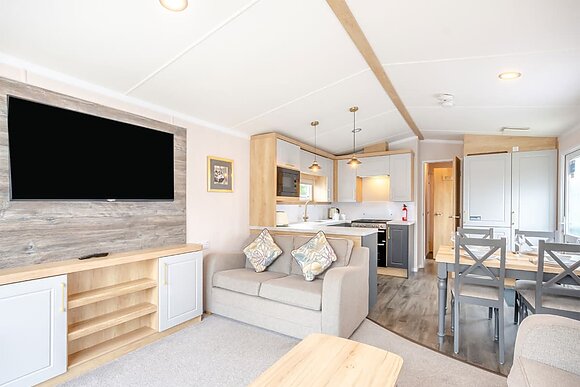 Gold Premium 2 slps 6 parking, decking, sea view P - Nodes Point, Ryde, Nr Bembridge