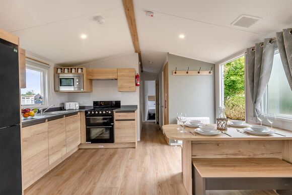 Silver Caravan with parking - Ocean Edge, Morecambe Bay