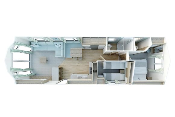 Gold Plus (Pet Friendly) - Poldown Holiday Park, Helston