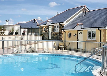 Outdoor heated pool