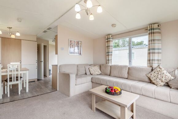 Gold Caravan with decking 6, Gold Caravan with decking 6 P - Romney Sands, New Romney