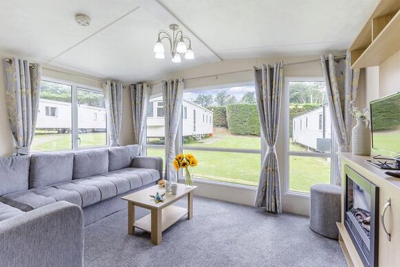 Gold Caravan with decking, Gold Caravan with decking P - Romney Sands, New Romney