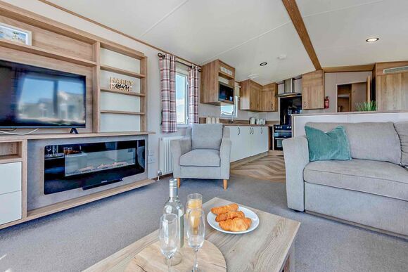 Gold 2 Bedroom Caravan, Sleeps 6. With parking - Sandy Bay, Ashington