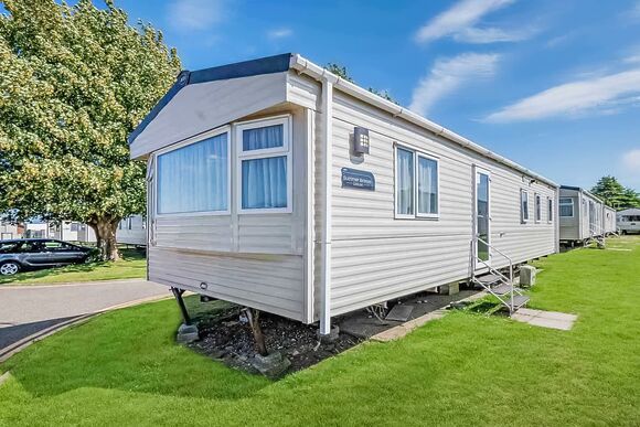 Gold 3 Bedroom Caravan, Sleeps 8. With parking & decking - Sandy Bay, Ashington