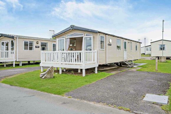 Gold Premium 2 Bedroom Caravan, Sleeps 6. With decking - Sandy Bay, Ashington