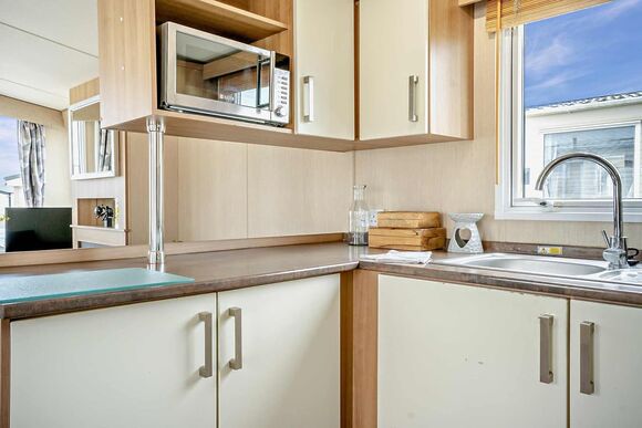 Gold Premium 2 Bedroom Caravan, Sleeps 6. With decking - Sandy Bay, Ashington