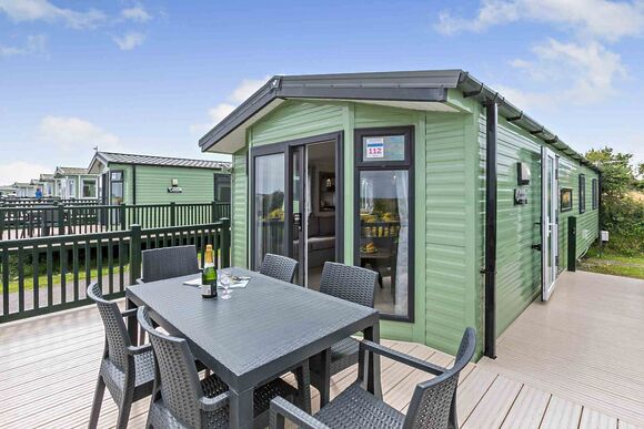 Gold Premium 3 Bedroom Caravan, Sleeps 8. With decking - Sandy Bay, Ashington