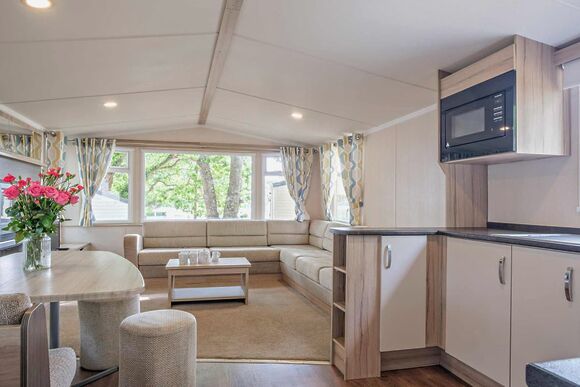 Silver 2 Bedroom Caravan, Sleeps 6 - Sandy Bay, Ashington