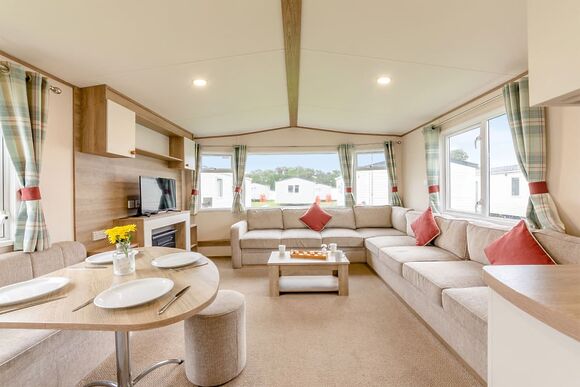 Silver 3 Bedroom Caravan, Sleeps 8, Silver 3 Bedroom Caravan, Sleeps 8 P, Silver 3 Bedroom Caravan, Sleeps 6. With decking - Sandylands, Saltcoats,