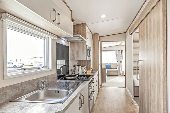 Gold Caravan Accessible. Parking. - Sandylands, Saltcoats,