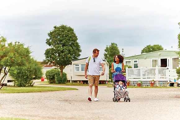 The park setting<br />