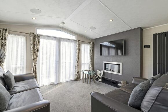 Gold Caravan with parking & decking 4 - Todber Valley, Gisburn, Ribble Valley