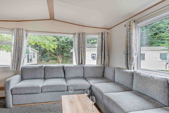 Gold Caravan with parking P, Gold Caravan with parking - Todber Valley, Gisburn, Ribble Valley