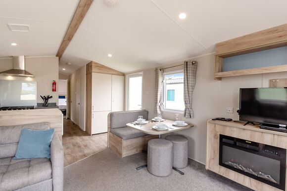 Silver Caravan with parking - Todber Valley, Gisburn, Ribble Valley